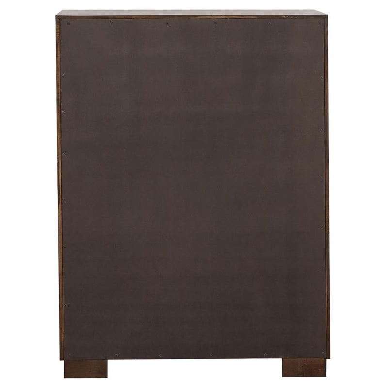 Jessica 5-drawer Bedroom Chest Cappuccino-zoom-