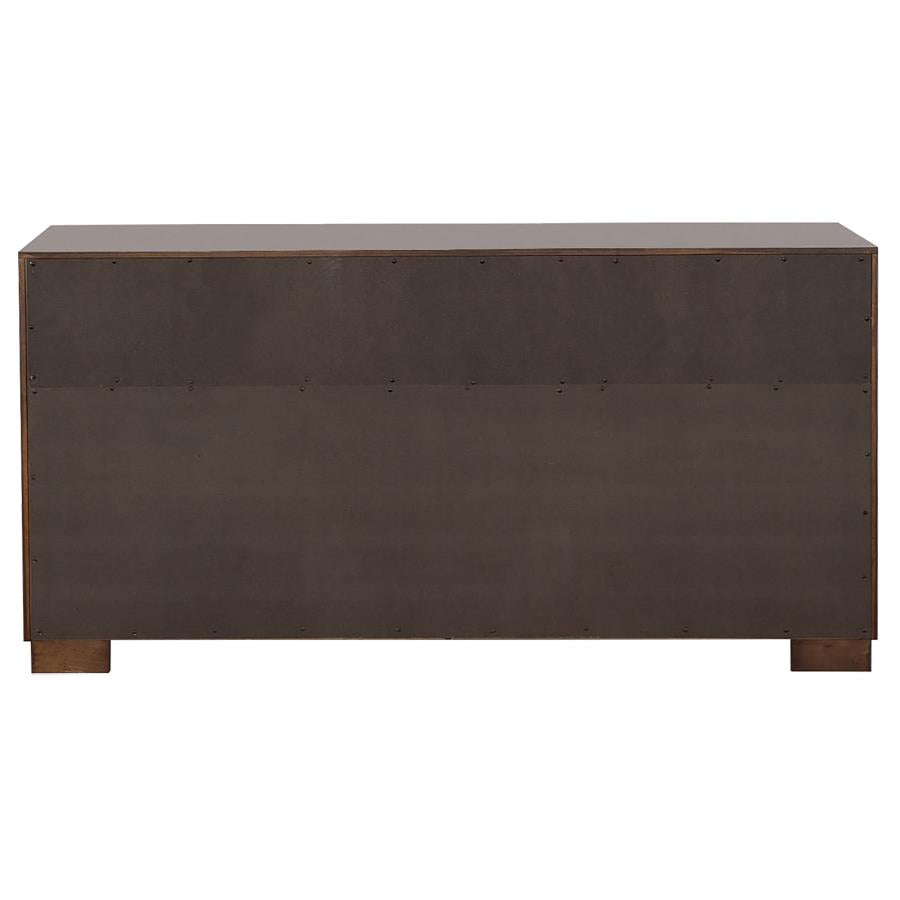 Jessica 5-piece Eastern King Bedroom Set Cappuccino-zoom-8