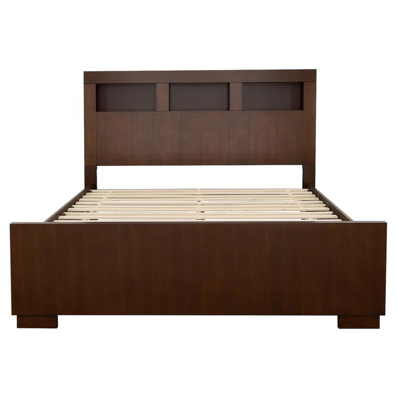 Jessica 4-piece California King Bedroom Set Cappuccino-zoom-