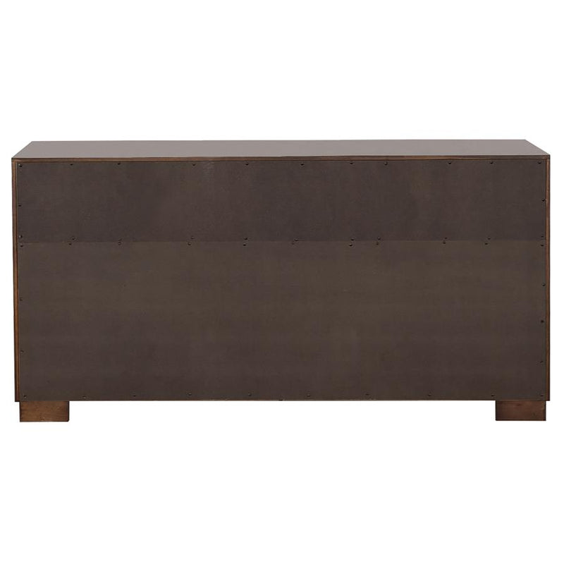Jessica 4-piece California King Bedroom Set Cappuccino-zoom-