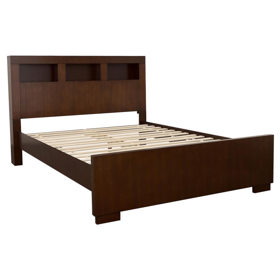 Jessica 5-piece California King Bedroom Set Cappuccino-zoom-3