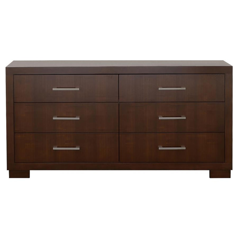 Jessica 4-piece Queen Bedroom Set Cappuccino-zoom-