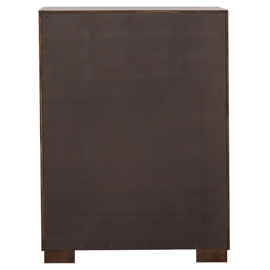 Jessica 5-piece Queen Bedroom Set Cappuccino-12