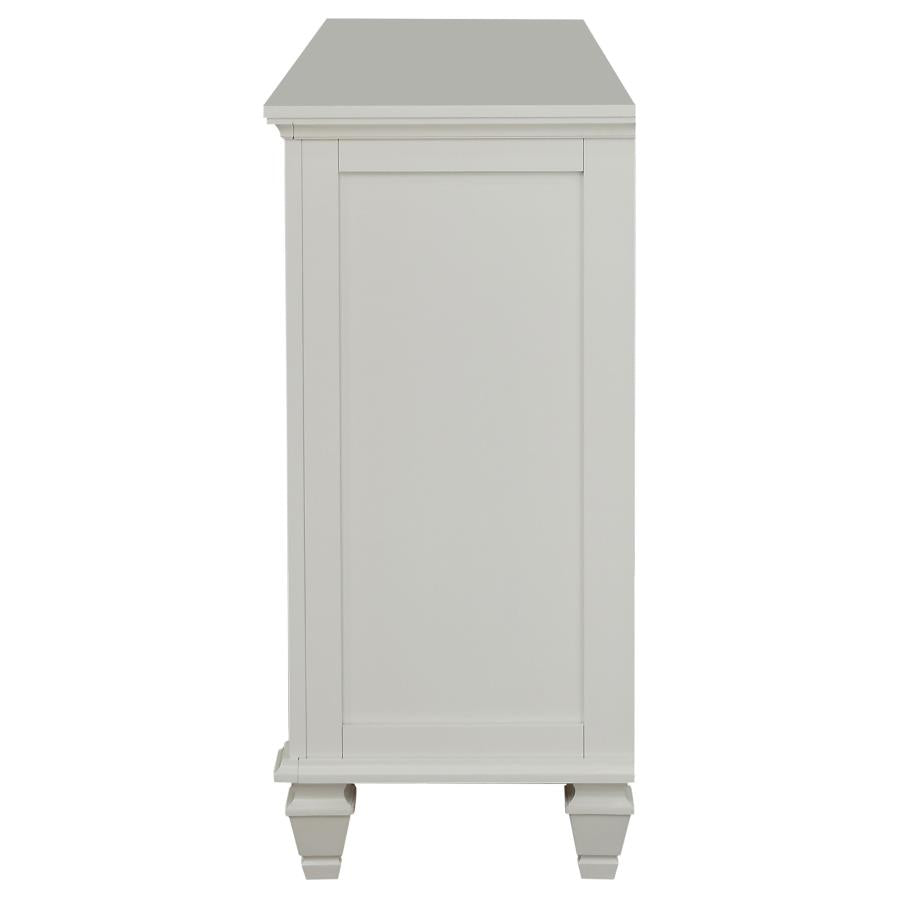 Sandy Beach 11-drawer Dresser Cream White-zoom-5