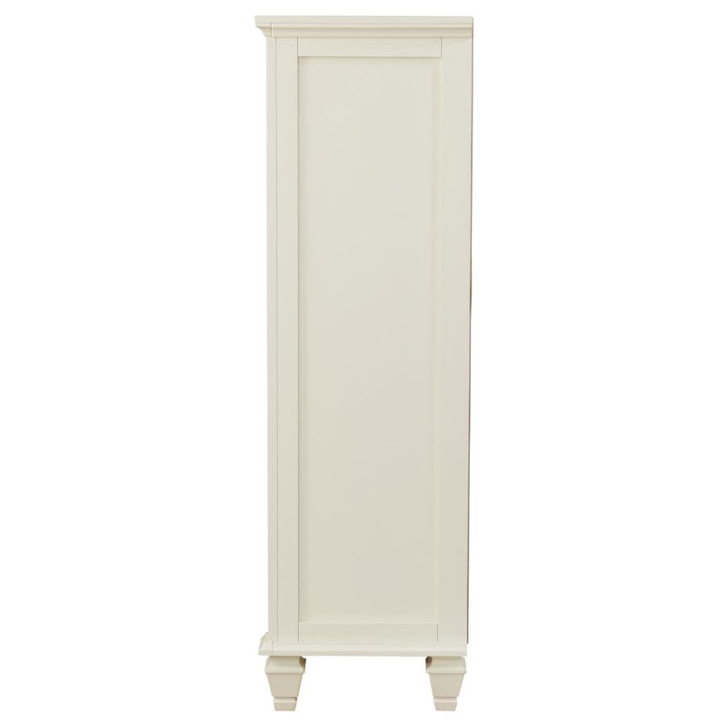 Sandy Beach 5-drawer Bedroom Chest Cream White-zoom-