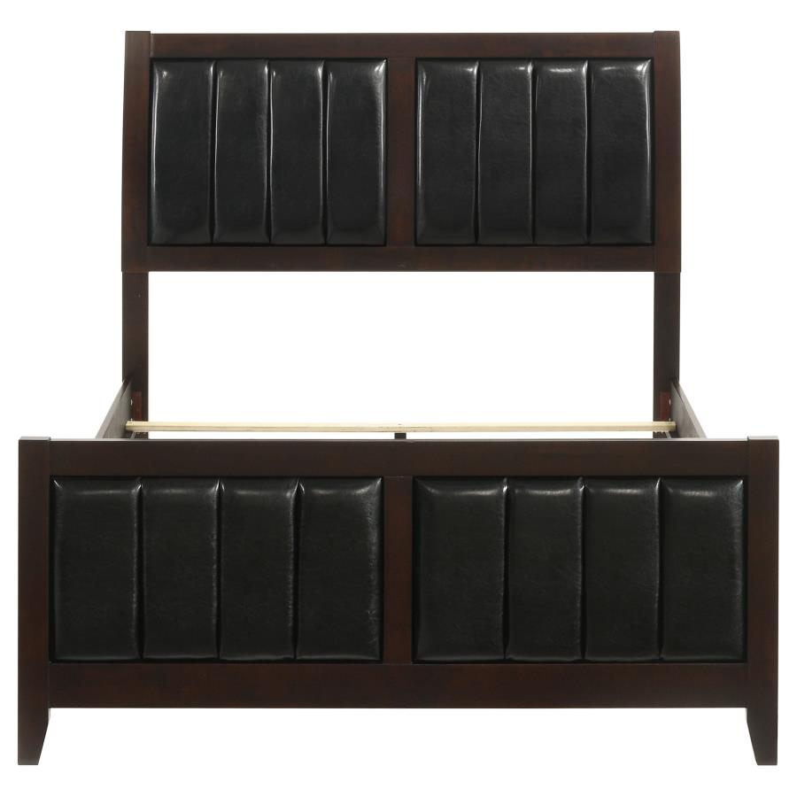 Carlton Wood Full Panel Bed Cappuccino-4