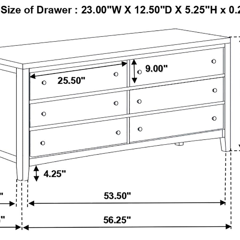 Carlton 5-piece Eastern King Bedroom Set Cappuccino-zoom-