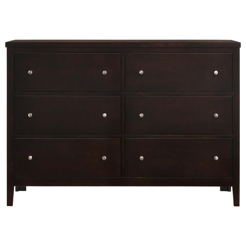 Carlton 4-piece California King Bedroom Set Cappuccino-zoom-