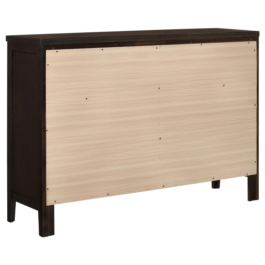 Carlton 5-piece Queen Bedroom Set Cappuccino-zoom-8