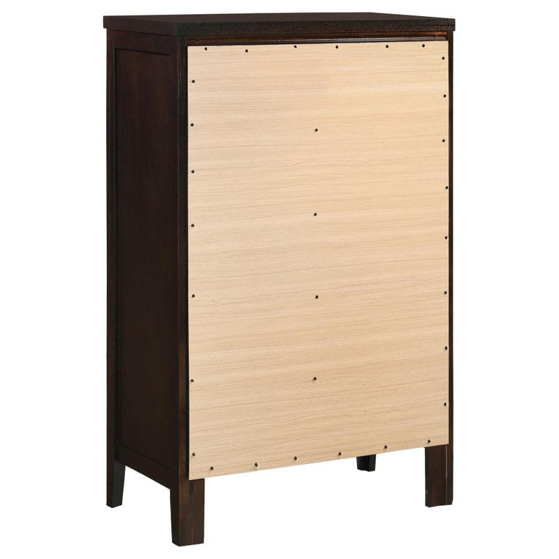 Carlton 5-piece Queen Bedroom Set Cappuccino-zoom-