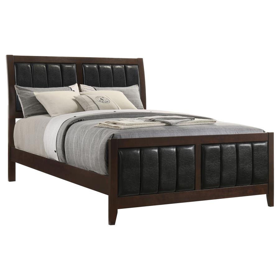 Carlton Wood Queen Panel Bed Cappuccino-3