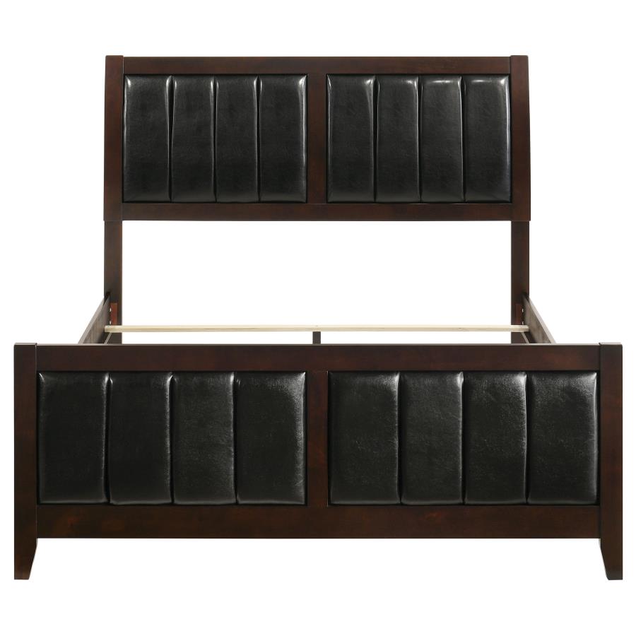 Carlton Wood Queen Panel Bed Cappuccino-4