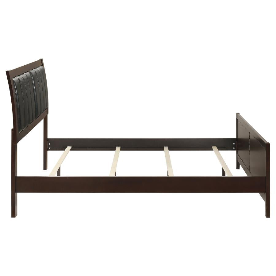 Carlton Wood Queen Panel Bed Cappuccino-zoom-6