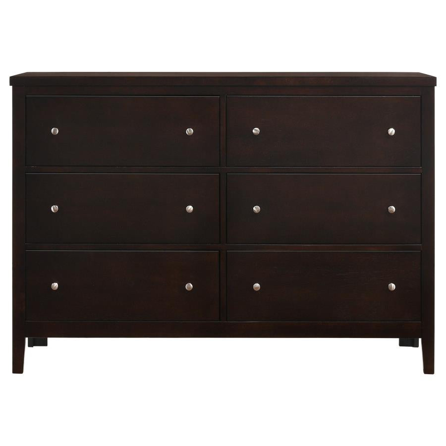 Carlton 4-piece Twin Bedroom Set Cappuccino-zoom-9