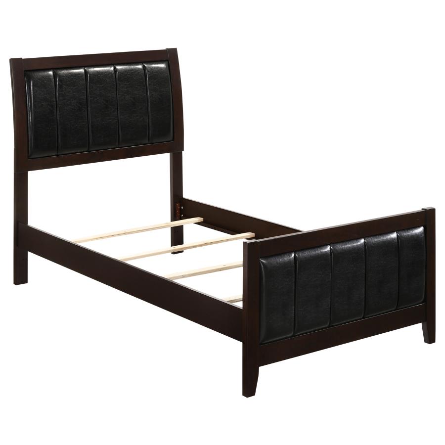 Carlton 5-piece Twin Bedroom Set Cappuccino-zoom-3