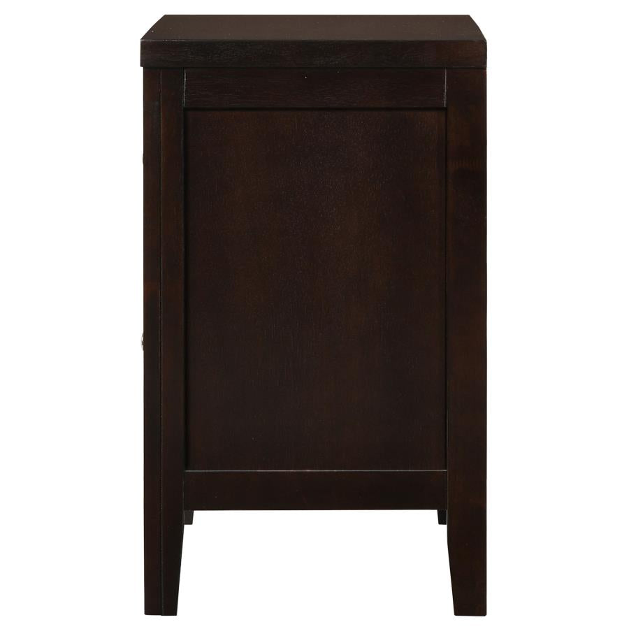 Carlton 2-drawer Nightstand Cappuccino-5