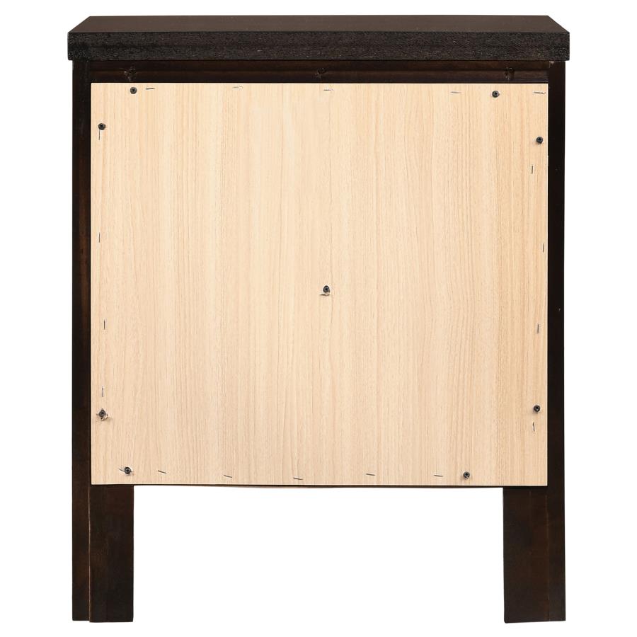 Carlton 2-drawer Nightstand Cappuccino-7