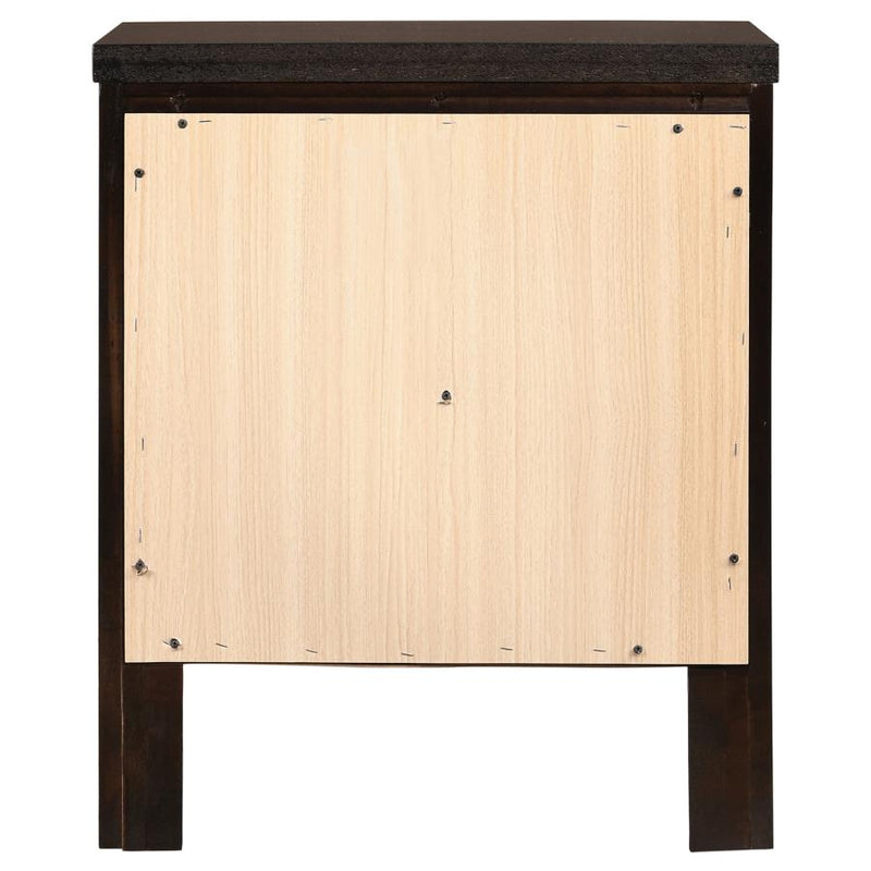Carlton 2-drawer Nightstand Cappuccino-zoom-