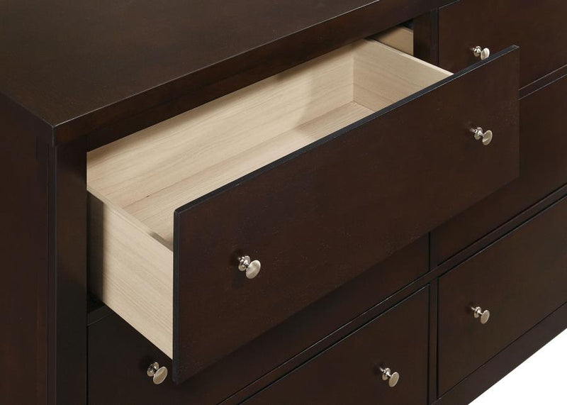 Carlton 6-drawer Dresser with Mirror Cappuccino-zoom-