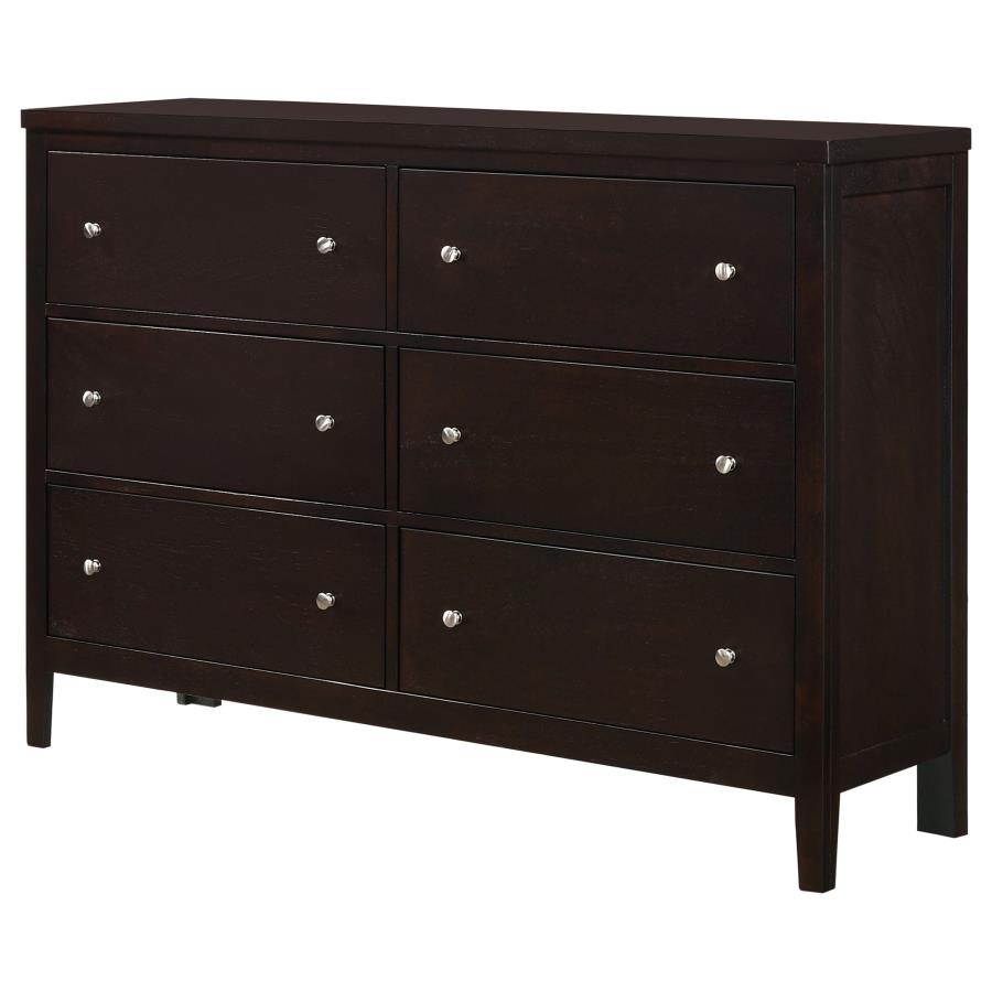 Carlton 6-drawer Dresser Cappuccino-zoom-4