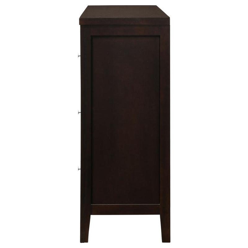 Carlton 6-drawer Dresser Cappuccino-zoom-