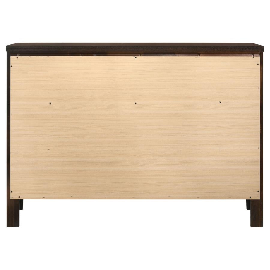 Carlton 6-drawer Dresser Cappuccino-7