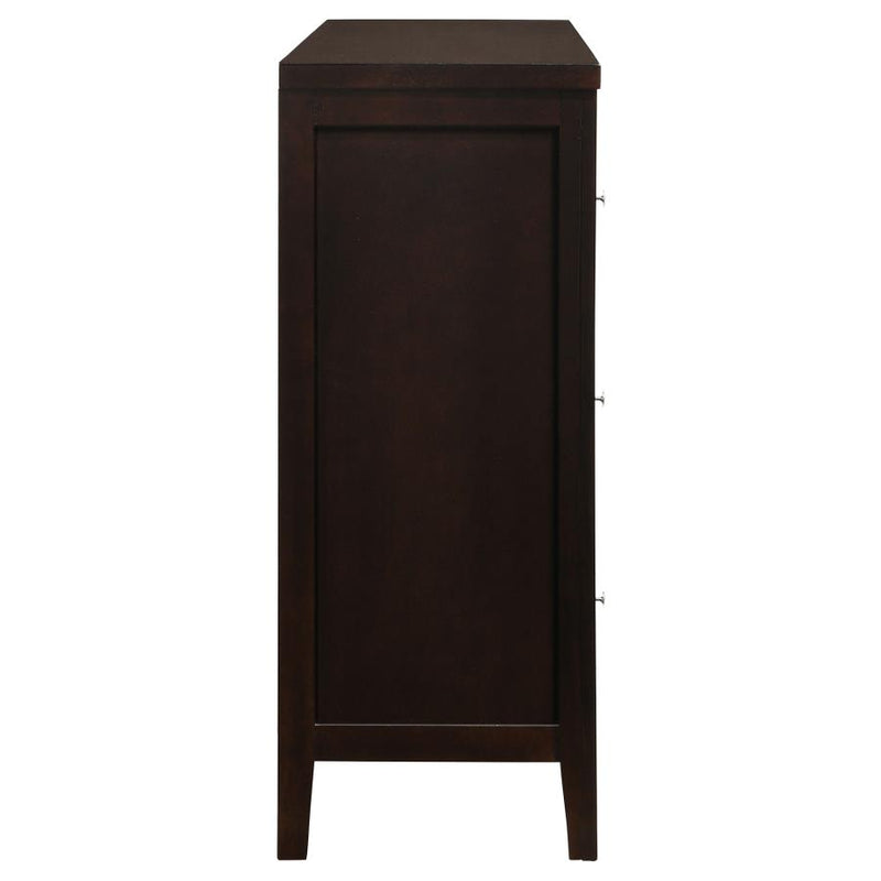 Carlton 6-drawer Dresser Cappuccino-zoom-