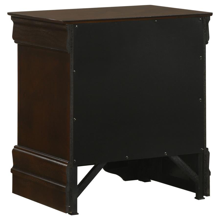 Louis Philippe 5-piece Full Bedroom Set Cappuccino-7