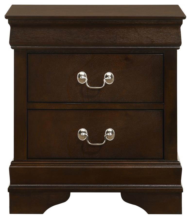 Louis Philippe 4-piece Eastern King Bedroom Set Cappuccino-zoom-6