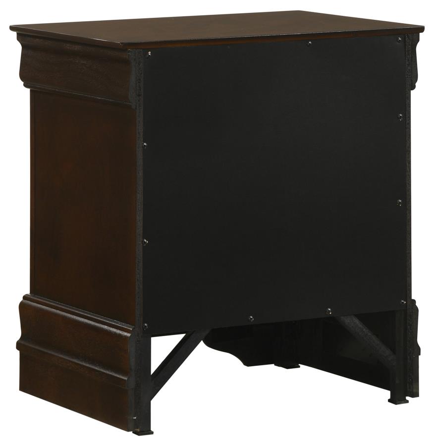 Louis Philippe 4-piece Eastern King Bedroom Set Cappuccino-7