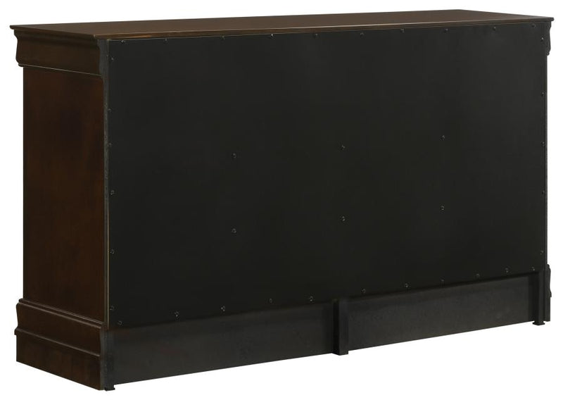 Louis Philippe 4-piece Eastern King Bedroom Set Cappuccino-zoom-