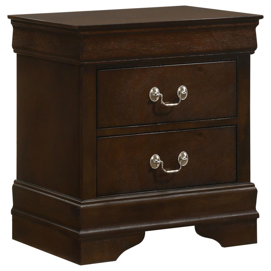 Louis Philippe 5-piece Eastern King Bedroom Set Cappuccino-5