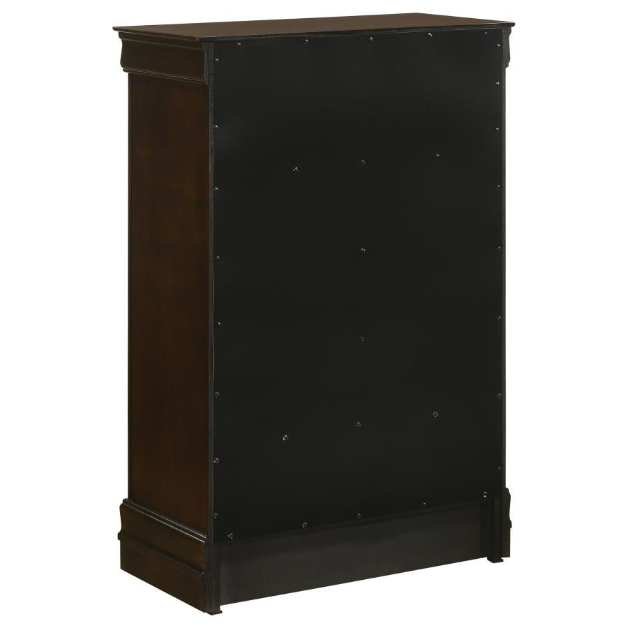 Louis Philippe 5-piece Eastern King Bedroom Set Cappuccino-zoom-14