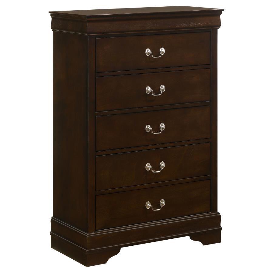 Louis Philippe 5-piece Queen Bedroom Set Cappuccino-12