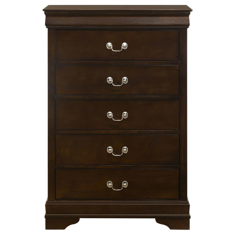 Louis Philippe 5-piece Queen Bedroom Set Cappuccino-zoom-