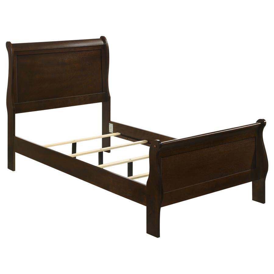 Louis Philippe 4-piece Twin Bedroom Set Cappuccino-zoom-3