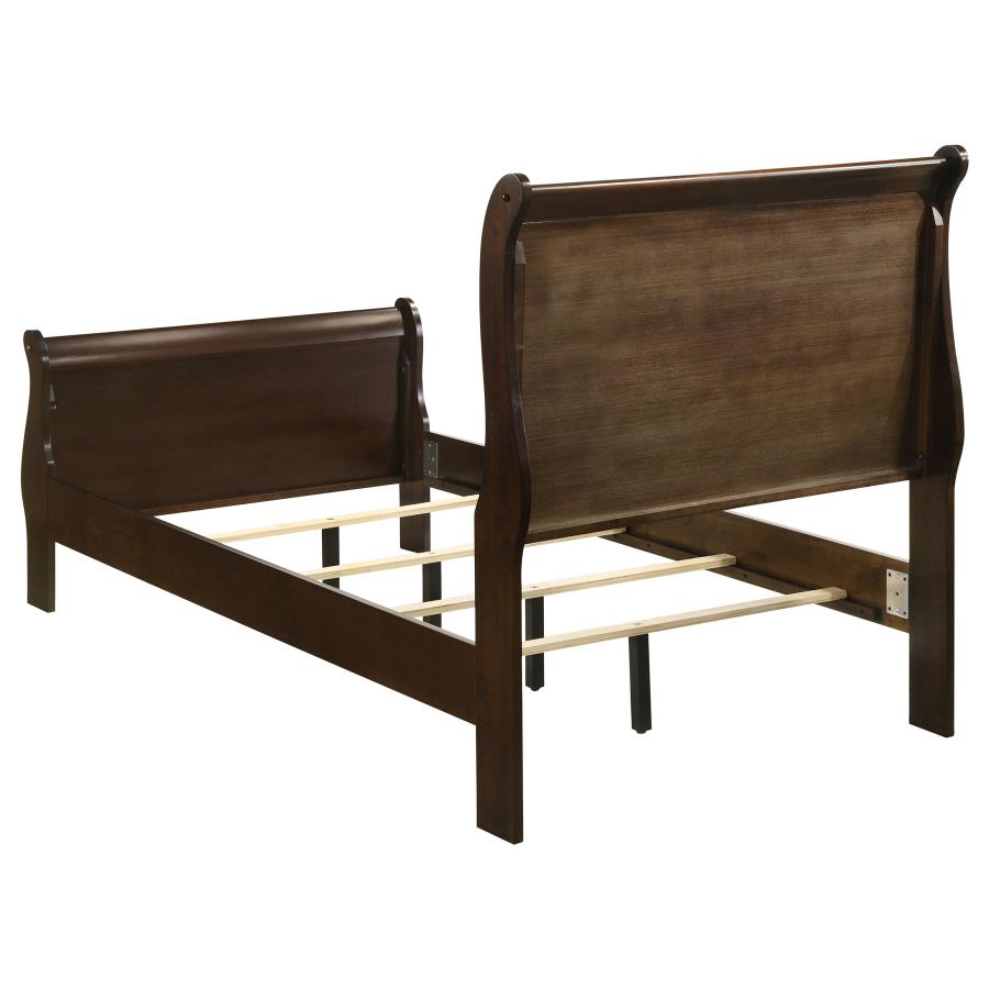 Louis Philippe 4-piece Twin Bedroom Set Cappuccino-zoom-4