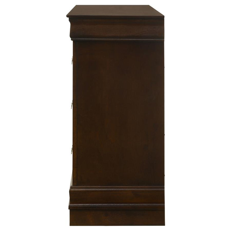 Louis Philippe 6-drawer Dresser Cappuccino-zoom-