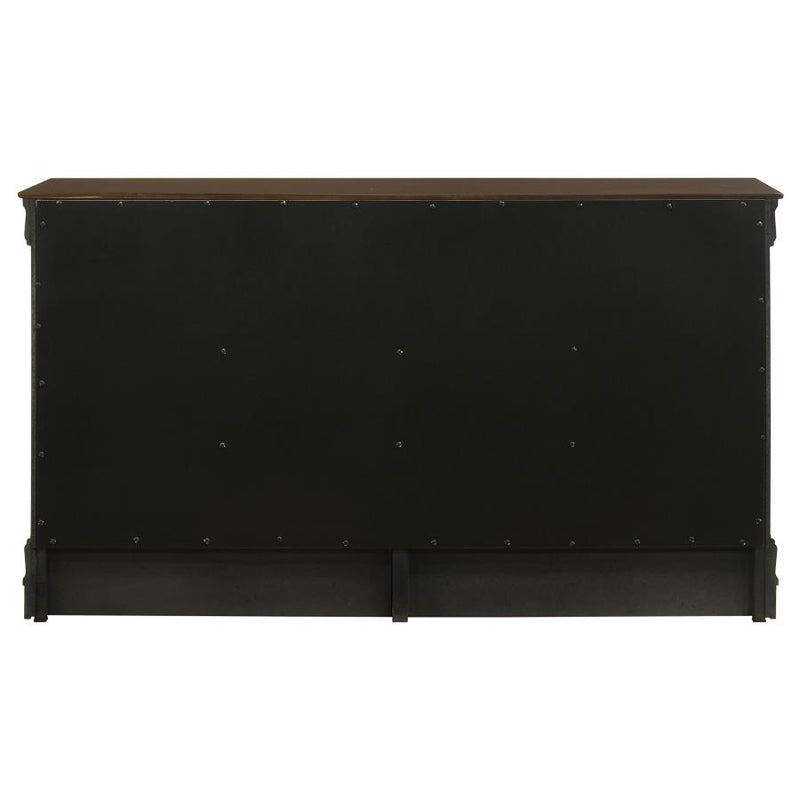 Louis Philippe 6-drawer Dresser Cappuccino-zoom-