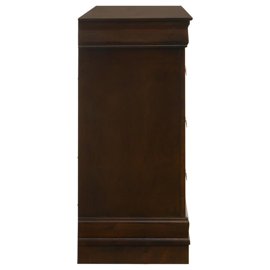 Louis Philippe 6-drawer Dresser Cappuccino-9