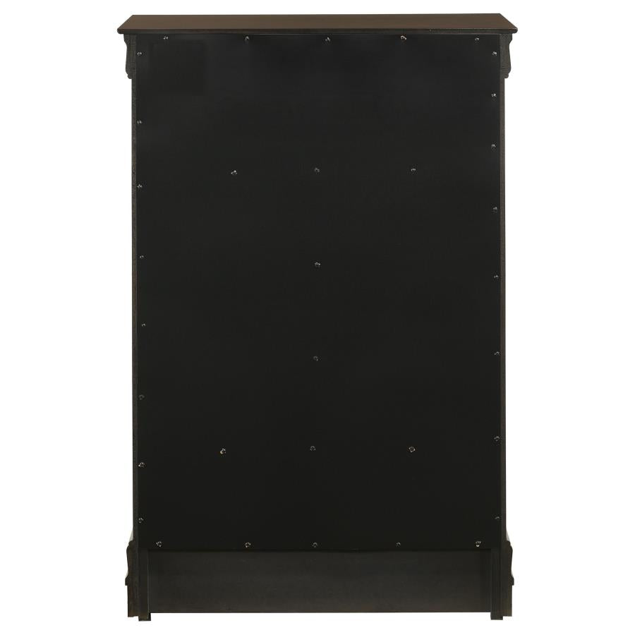 Louis Philippe 5-drawer Bedroom Chest Cappuccino-zoom-7
