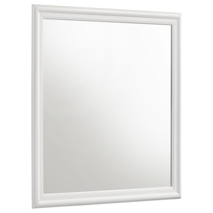 Louis Philippe 4-piece Full Bedroom Set White-zoom-9