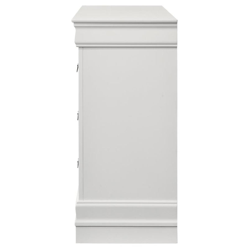 Louis Philippe 6-drawer Dresser White-zoom-