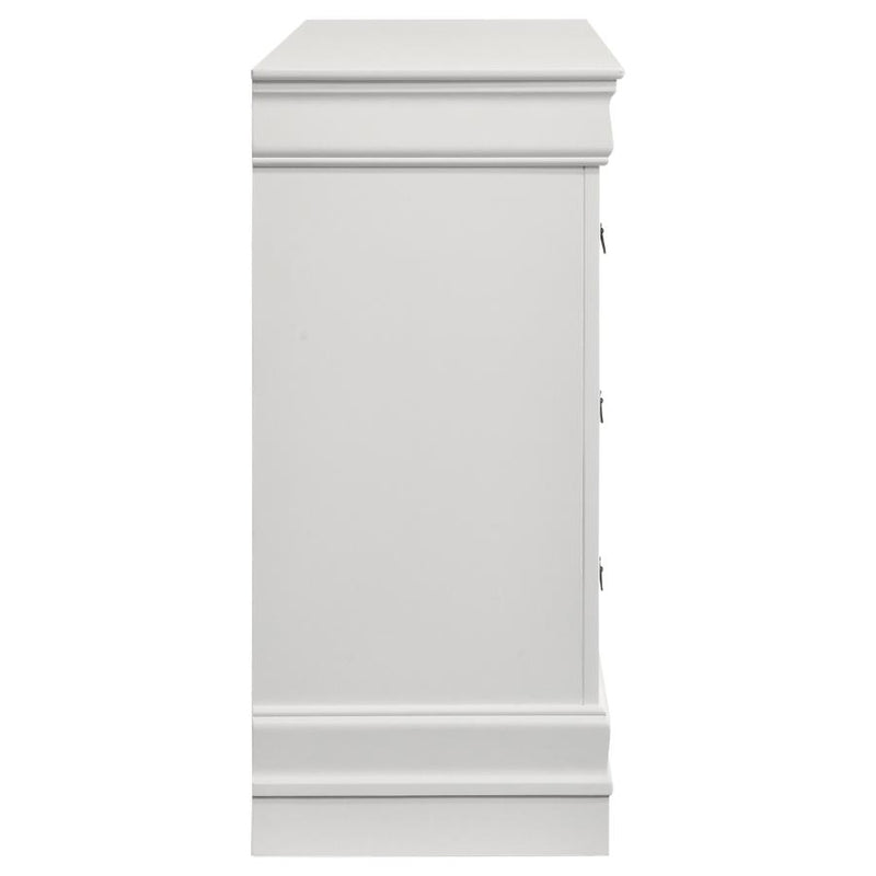 Louis Philippe 6-drawer Dresser White-zoom-