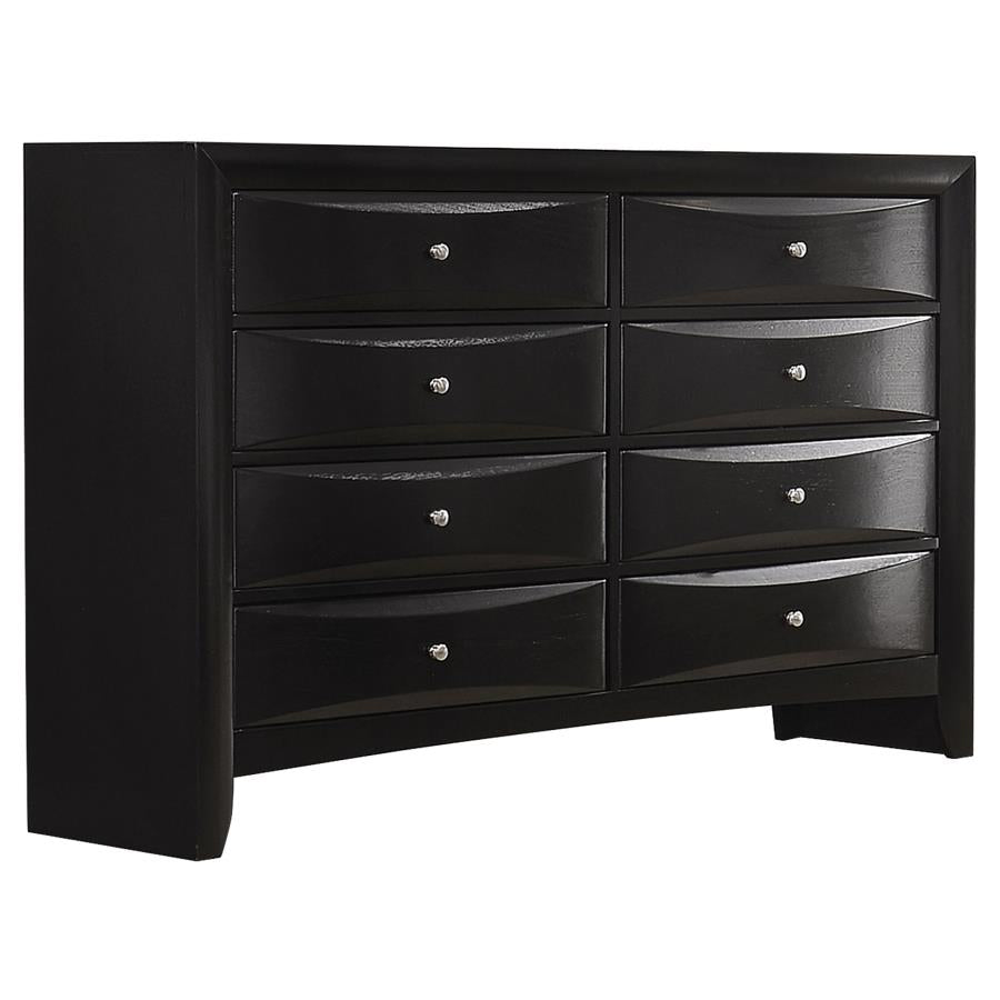 Briana 5-piece Eastern King Bedroom Set Black-7