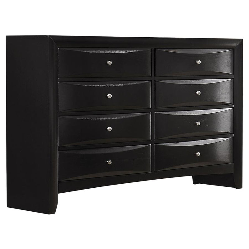 Briana 5-piece Eastern King Bedroom Set Black-zoom-