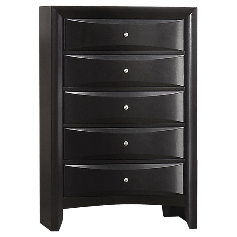 Briana 5-piece Eastern King Bedroom Set Black-zoom-
