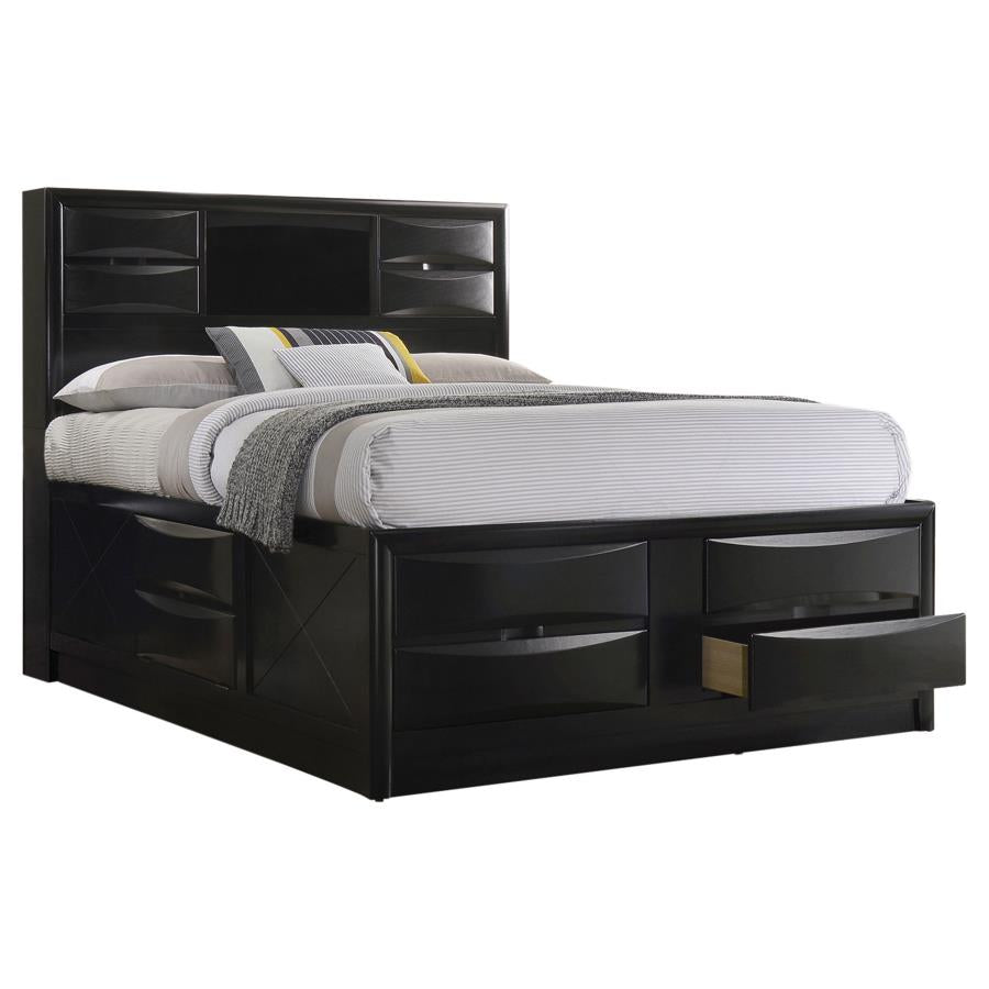 Briana 5-piece California King Bedroom Set Black-3