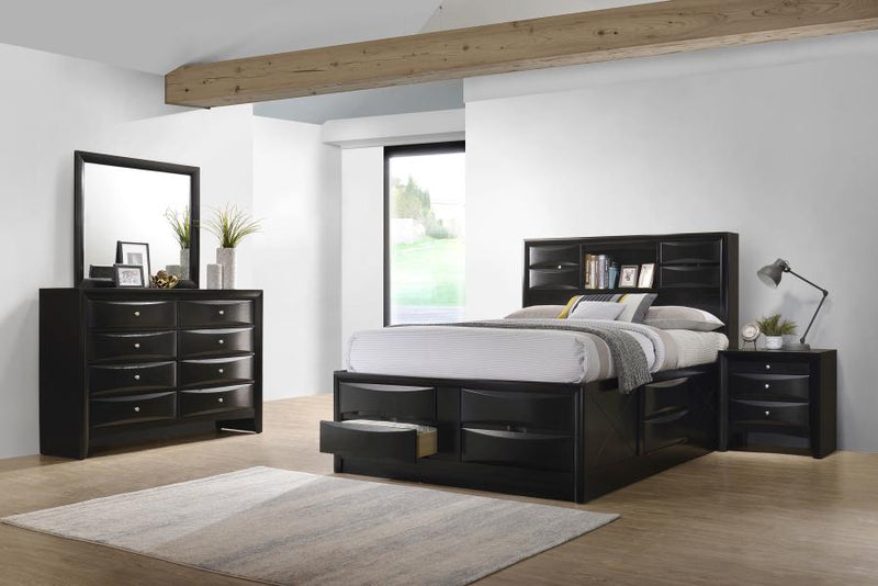 Briana 4-piece Queen Bedroom Set Black-zoom-