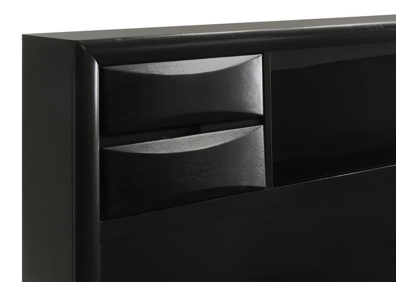 Briana 4-piece Queen Bedroom Set Black-zoom-